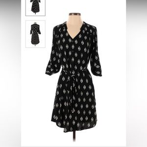 Black patterned dress. “41 Hawthorn” size medium.